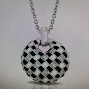 Belle Etoile Harlequin pendant, sterling silver